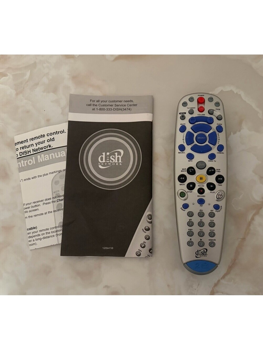 Authentic Dish Network 6.0 UHF Pro Remote Control OEM Echostar 116579 Brand NEW